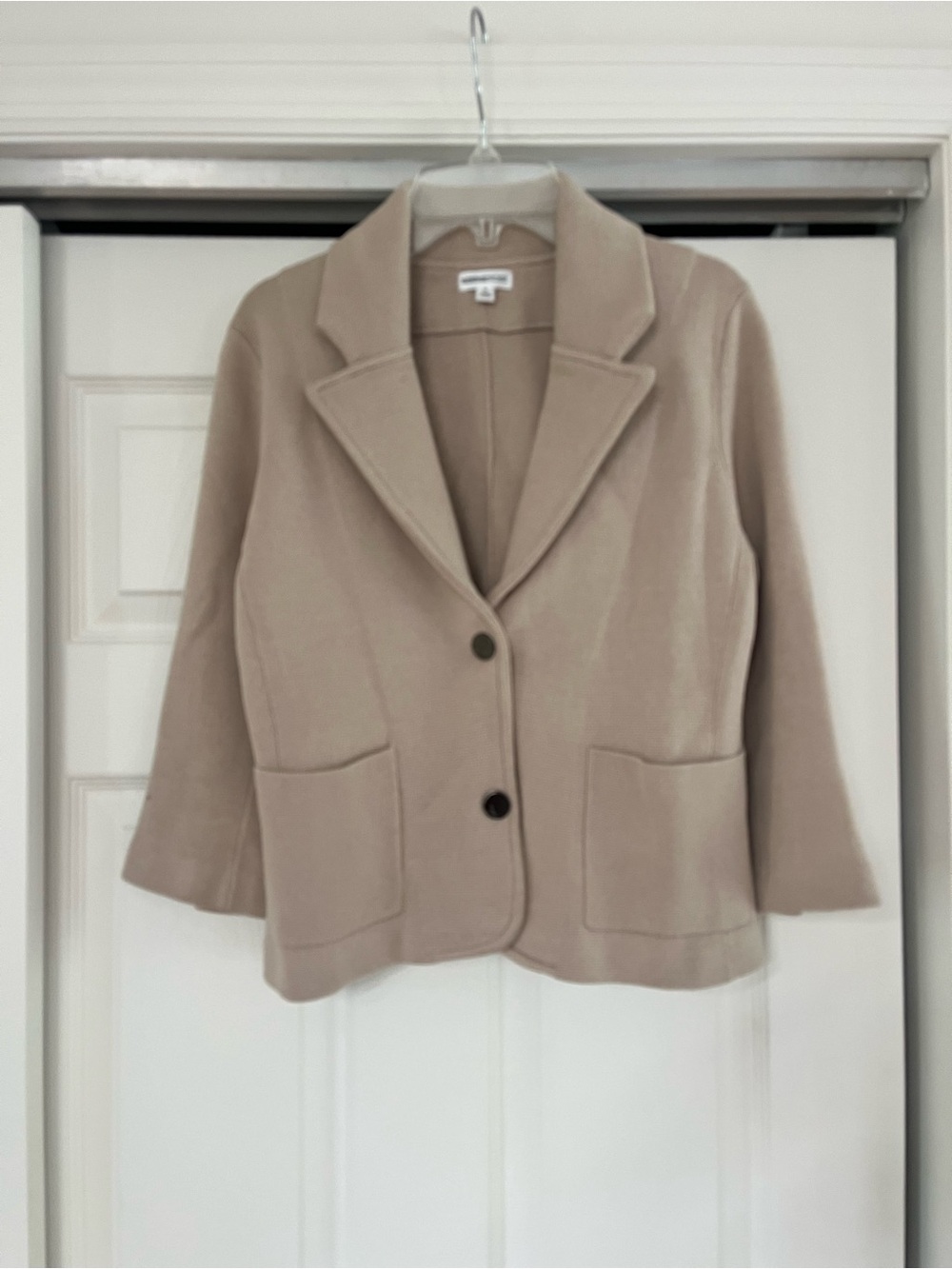 Minnie Rose Shrunken Blazer Jacket, S
